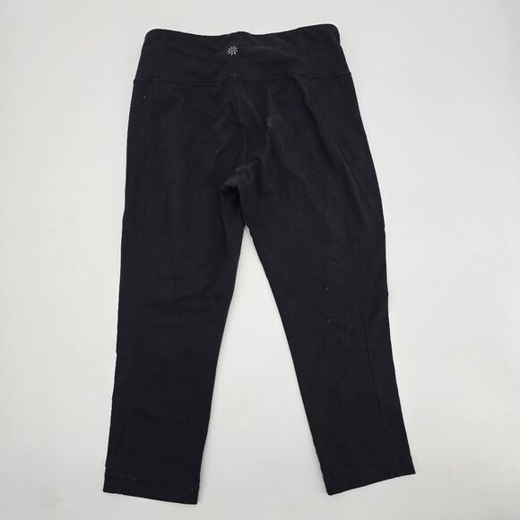 Athleta Black Women's Cropped Leggings Size M - Picture 4 of 4